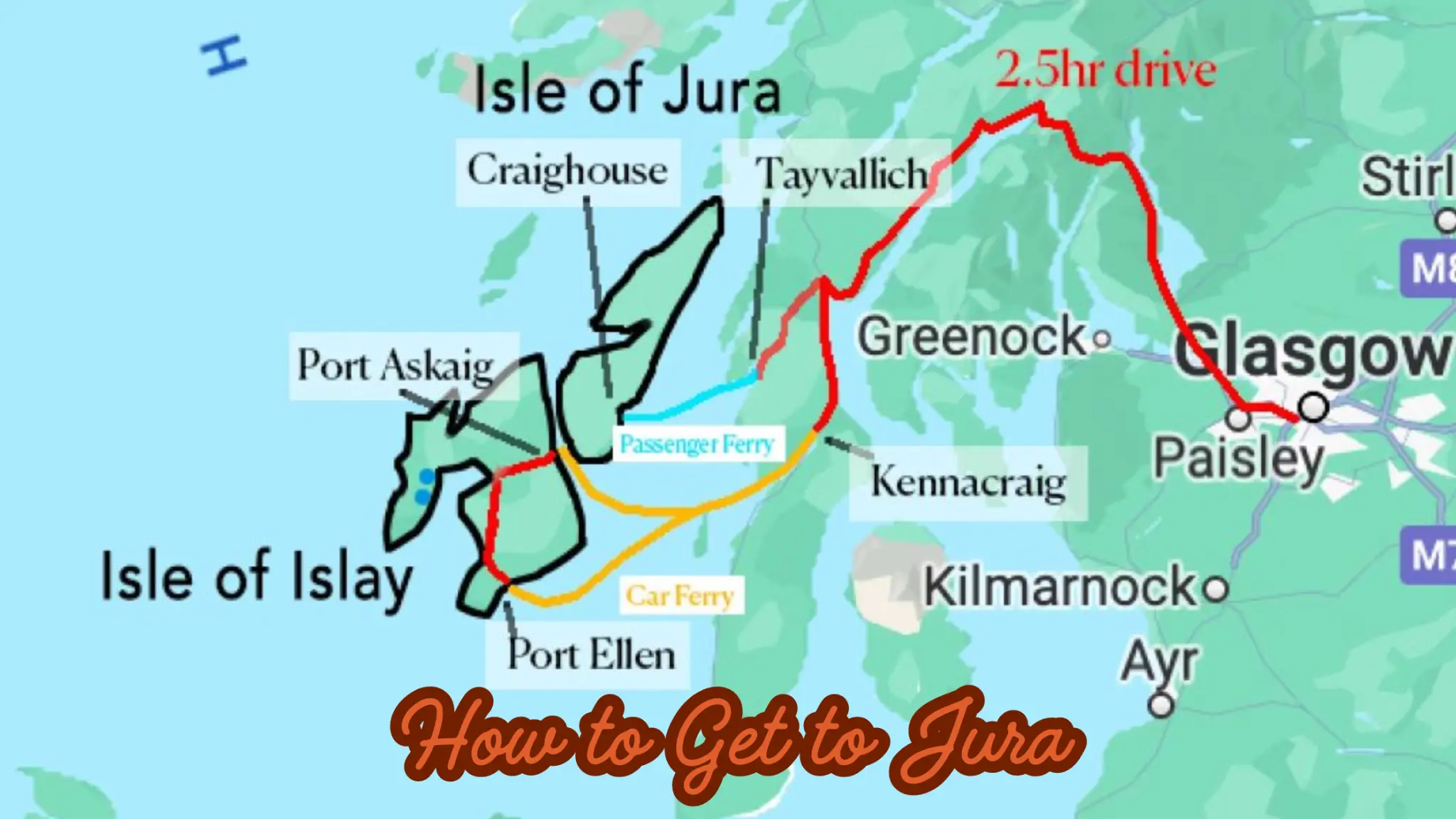 How to Get to Jura