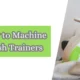 how to machine wash trainers