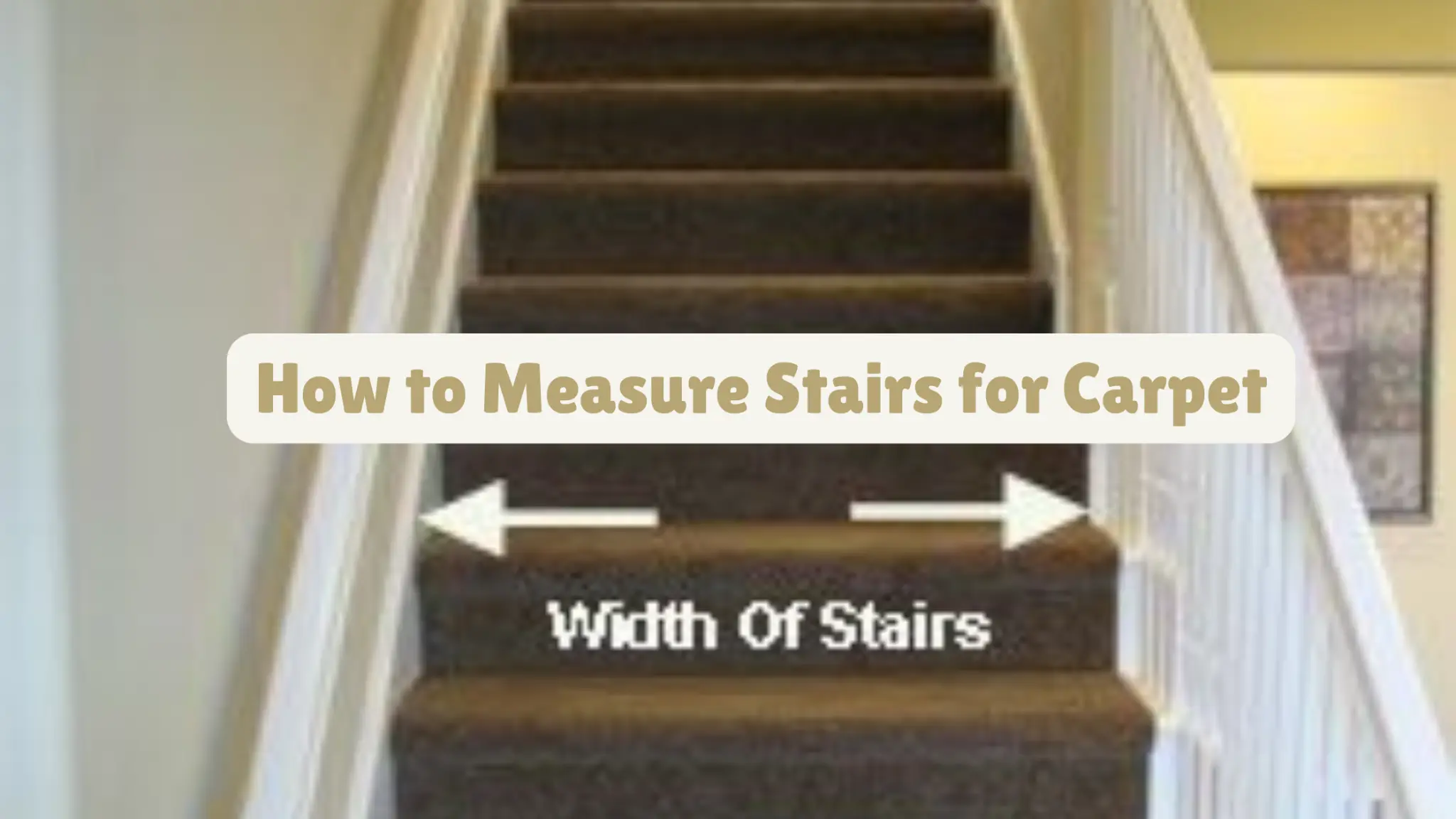 how to measure stairs for carpet