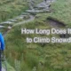 how long does it take to climb snowdon