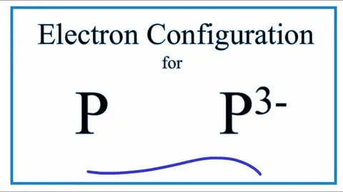phosphorus electron configuration